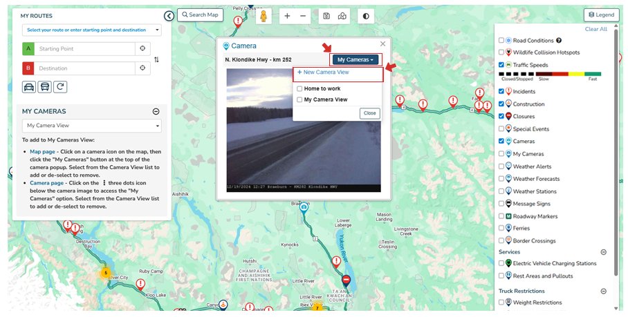 Saving and Editing Caneras