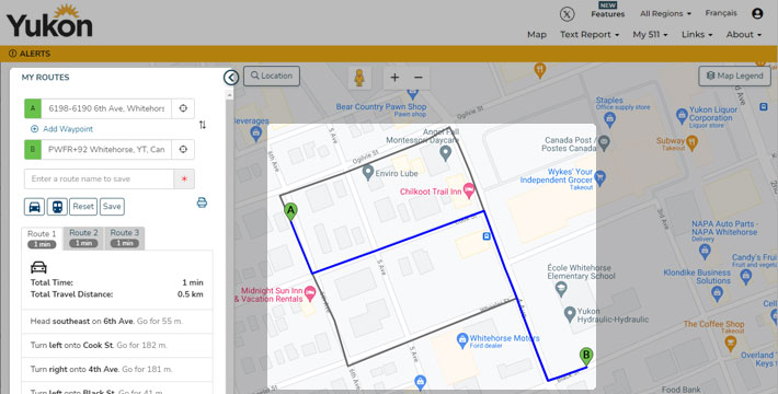 Creating & Saving a Customized Route